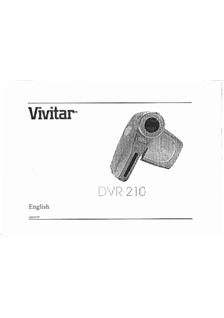 Vivitar DVR 210 manual. Camera Instructions.