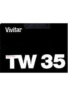 Vivitar TW 35 manual. Camera Instructions.