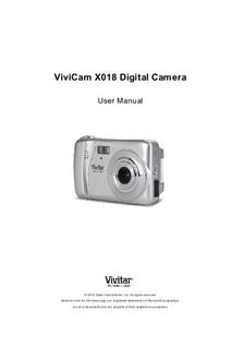 Vivitar X 018 manual. Camera Instructions.