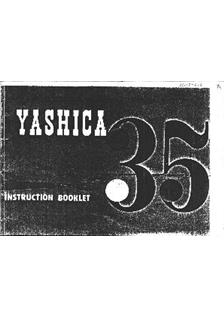 Yashica 35 manual. Camera Instructions.