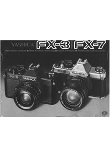 Yashica FX 3 manual. Camera Instructions.