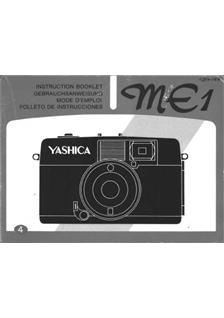 Yashica ME 1 manual. Camera Instructions.