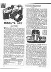 Minolta SR 7 manual. Camera Instructions.