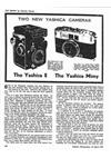 Yashica E manual. Camera Instructions.