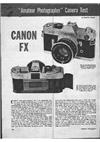 Canon FX manual. Camera Instructions.