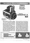 Bronica S 2 manual. Camera Instructions.