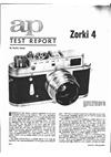 Zorki 4 manual. Camera Instructions.