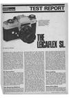 Leica Leicaflex SL manual. Camera Instructions.