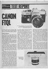 Canon FT QL manual. Camera Instructions.