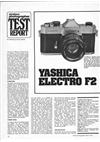 Yashica TL Electro manual. Camera Instructions.