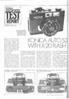 Konica Auto S 3 manual. Camera Instructions.