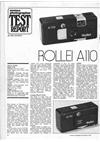 Rollei A 110 manual. Camera Instructions.