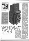 Yashica Yashicamat 124 manual. Camera Instructions.