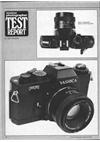 Yashica FR manual. Camera Instructions.