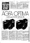 Agfa Optima Sensor electronic manual. Camera Instructions.