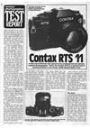 Contax RTS manual. Camera Instructions.