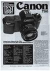 Canon T 50 manual. Camera Instructions.