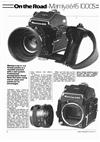 Mamiya M 645/1000 s manual. Camera Instructions.