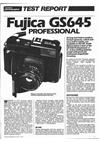 Fujifilm GS 645 manual. Camera Instructions.