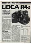 Leica R 4 s manual. Camera Instructions.