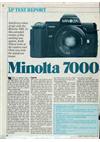 Minolta 7000 AF manual. Camera Instructions.