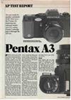 Pentax A3 manual. Camera Instructions.