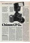 Chinon CP 7 m manual. Camera Instructions.