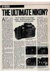 Nikon F 4 manual. Camera Instructions.