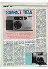 Contax T 2 manual. Camera Instructions.