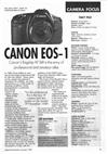 Canon EOS 1 manual. Camera Instructions.