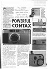 Contax Tvs manual. Camera Instructions.