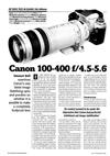 Canon 100-400/4.5-5.6 manual. Camera Instructions.