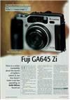 Fujifilm GA 645 zi manual. Camera Instructions.