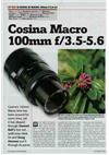 Cosina 100/3.5 manual. Camera Instructions.