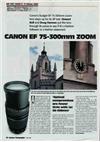 Canon 75-300/4-5.6 manual. Camera Instructions.