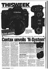 Contax N 1 manual. Camera Instructions.