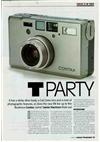 Contax T 3 manual. Camera Instructions.