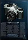 Pentax ME Super manual. Camera Instructions.
