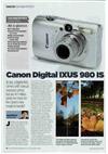 Canon Digital Ixus 980 IS manual. Camera Instructions.