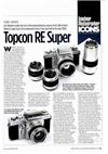 Topcon Super DM manual. Camera Instructions.