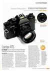 Contax RTS manual. Camera Instructions.