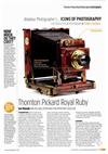 Thornton Pickard Ruby Royal manual. Camera Instructions.