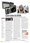 Casio Exilim EX ZR 100 manual. Camera Instructions.