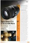 Sigma 105/2.8 manual. Camera Instructions.