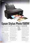 Epson 1500 W Stylus Photo manual. Camera Instructions.