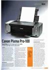 Canon Pixma Pro 100 manual. Camera Instructions.