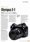 Olympus E 1 manual. Camera Instructions.