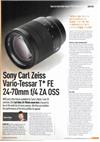 Sony 24-70/4 manual. Camera Instructions.