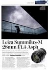 Leica 28/1.4 manual. Camera Instructions.