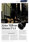 Zeiss Ikon 50/1.4 manual. Camera Instructions.